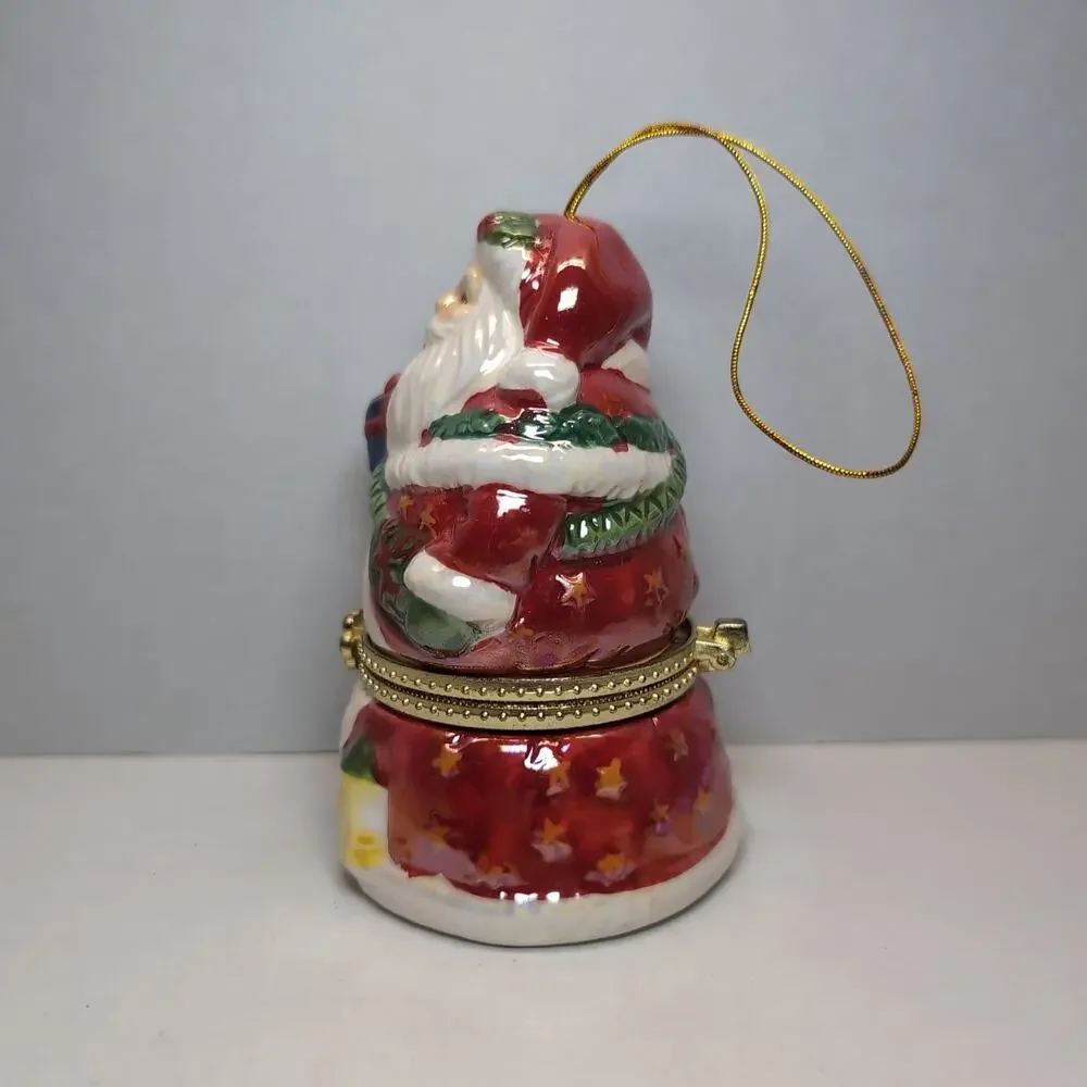 Mr Christmas Tree Ornaments‎ Music Box Trinket Santa Angel WORKS